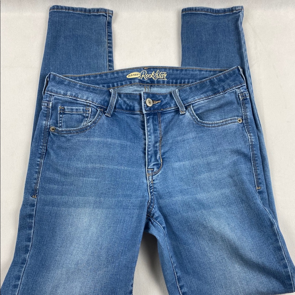 π Old Navy Rockstar Jeans Sz.10 π - Picture 2 of 13